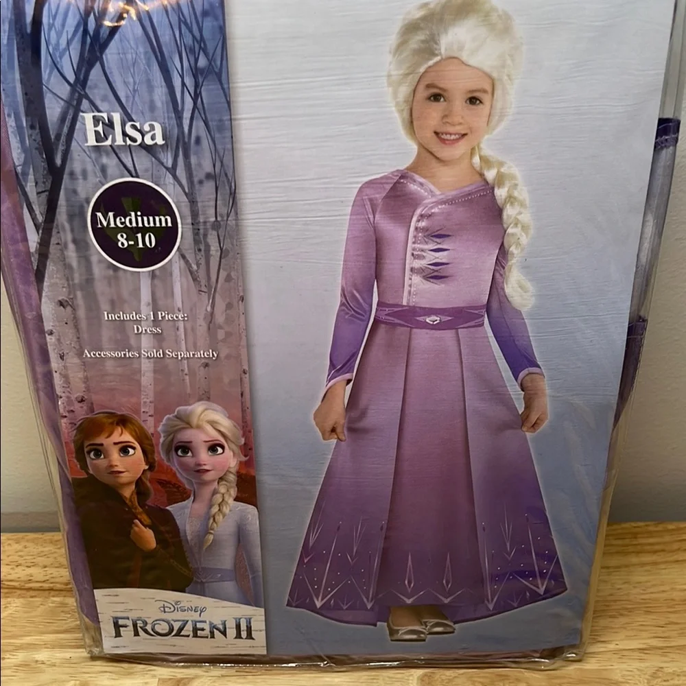 Disney Frozen II Elsa Kids Costume NIP - Picture 6 of 10